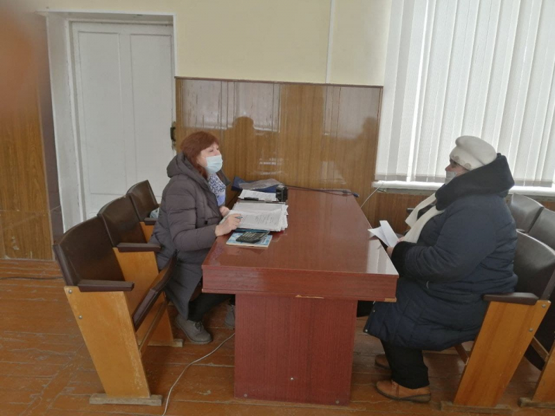Личный прием граждан провел налоговой инспектор Щербакова Татьяна Владимировна